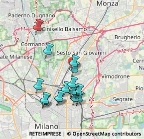 Mappa Via Privata Alfredo Soffredini, 20100 Milano MI, Italia (3.51438)