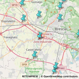 Mappa Via Bruno Buozzi, 25125 Brescia BS, Italia (6.28)