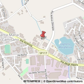 Mappa Via Benvenuto Cellini, 16, 36043 Camisano Vicentino, Vicenza (Veneto)