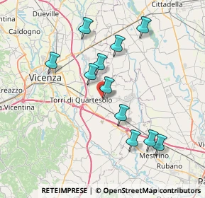 Mappa Via Giuseppe Mazzini, 36040 Grumolo delle Abbadesse VI, Italia (7.13818)