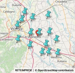 Mappa Via Giuseppe Mazzini, 36040 Grumolo delle Abbadesse VI, Italia (7.20133)