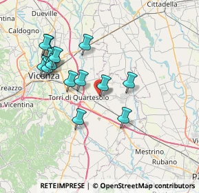 Mappa Via Giuseppe Mazzini, 36040 Grumolo delle Abbadesse VI, Italia (7.16)