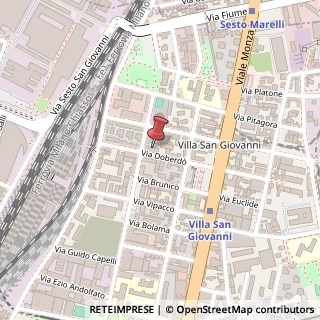 Mappa Via Doberdò, 22, 20126 Milano, Milano (Lombardia)