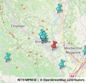 Mappa Via IV Martiri, 36071 Arzignano VI, Italia (5.30364)