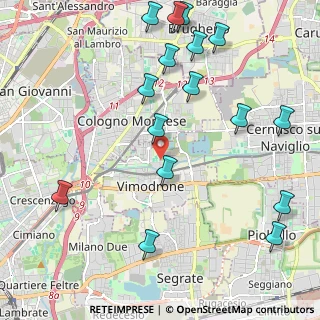 Mappa Via Giacomo Leopardi, 20090 Vimodrone MI, Italia (2.59063)