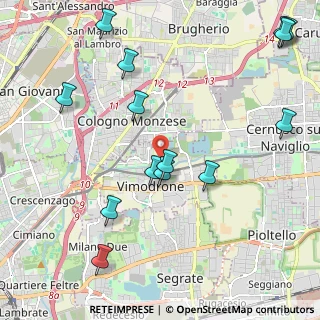 Mappa Via Giacomo Leopardi, 20090 Vimodrone MI, Italia (2.56714)