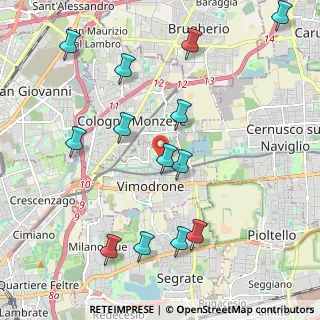 Mappa Via Giacomo Leopardi, 20090 Vimodrone MI, Italia (2.32308)