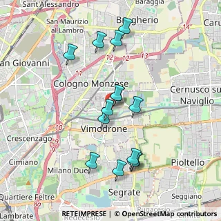 Mappa Via Giacomo Leopardi, 20090 Vimodrone MI, Italia (1.79857)
