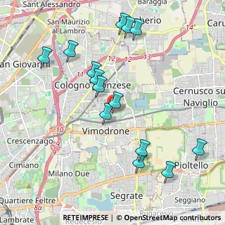 Mappa Via Giacomo Leopardi, 20090 Vimodrone MI, Italia (2.13857)
