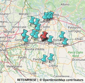 Mappa Via Guglielmo Marconi, 24047 Treviglio BG, Italia (10.109)