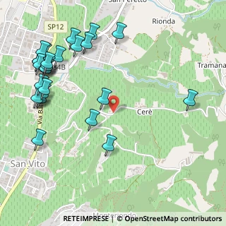 Mappa Via Cerè, 37024 Negrar VR, Italia (0.66296)