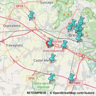 Mappa Via Castagna, 25125 Brescia BS, Italia (4.95462)