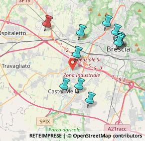 Mappa Via Castagna, 25125 Brescia BS, Italia (4.22)