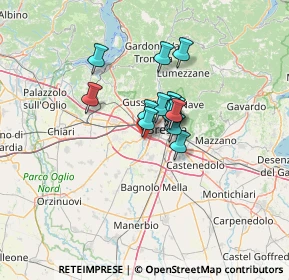 Mappa Via Castagna, 25125 Brescia BS, Italia (7.90429)