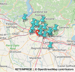 Mappa Via Castagna, 25125 Brescia BS, Italia (8.41)