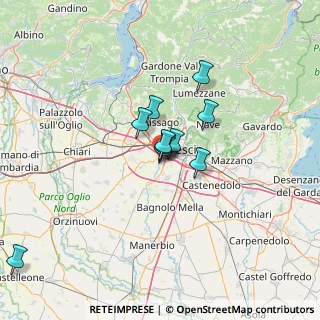 Mappa Via Castagna, 25125 Brescia BS, Italia (18.41429)