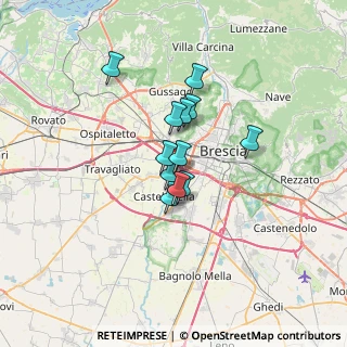 Mappa Via Castagna, 25125 Brescia BS, Italia (4.33)