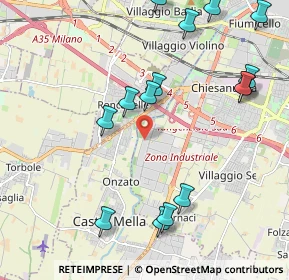 Mappa Via Castagna, 25125 Brescia BS, Italia (2.41733)