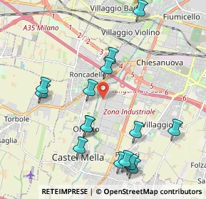 Mappa Via Castagna, 25125 Brescia BS, Italia (2.206)