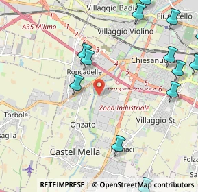 Mappa Via Castagna, 25125 Brescia BS, Italia (2.99071)