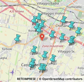 Mappa Via Castagna, 25125 Brescia BS, Italia (2.086)