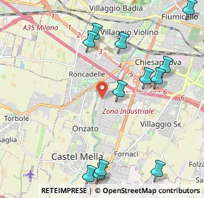 Mappa Via Castagna, 25125 Brescia BS, Italia (2.75071)