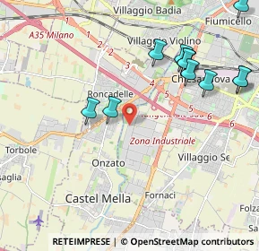 Mappa Via Castagna, 25125 Brescia BS, Italia (2.32417)