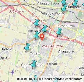 Mappa Via Castagna, 25125 Brescia BS, Italia (2.74)