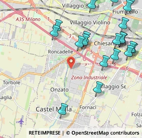 Mappa Via Castagna, 25125 Brescia BS, Italia (2.6815)