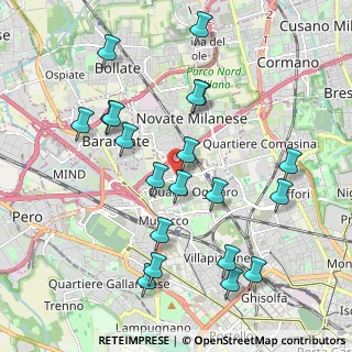 Mappa Via Longarone, 20157 Milano MI, Italia (2.128)