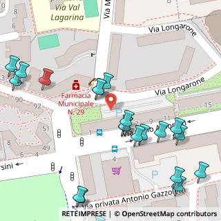 Mappa Via Longarone, 20157 Milano MI, Italia (0.0996)