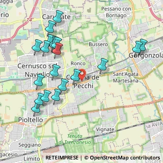 Mappa Via Camillo Benso Conte di Cavour, 20060 Cassina De' Pecchi MI, Italia (2.272)