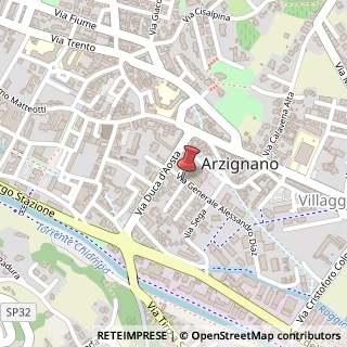 Mappa Via A. Diaz, 5, 36071 Arzignano, Vicenza (Veneto)