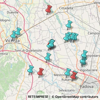 Mappa Via G. Garibaldi, 36043 Camisano Vicentino VI, Italia (8.7775)