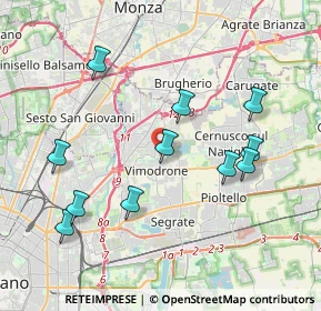 Mappa Via della Guasta, 20090 Vimodrone MI, Italia (4.00364)