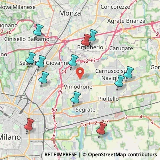 Mappa Via della Guasta, 20090 Vimodrone MI, Italia (4.68417)