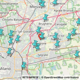 Mappa Via della Guasta, 20090 Vimodrone MI, Italia (5.561)