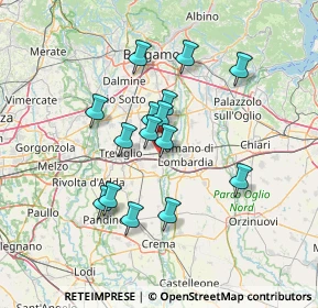 Mappa Via vascapine, 24043 Caravaggio BG, Italia (11.62267)