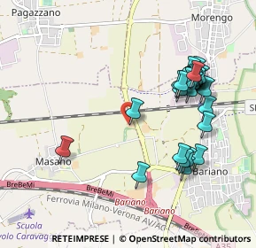 Mappa Via vascapine, 24043 Caravaggio BG, Italia (0.99259)