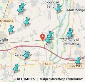 Mappa Via vascapine, 24043 Caravaggio BG, Italia (5.05667)