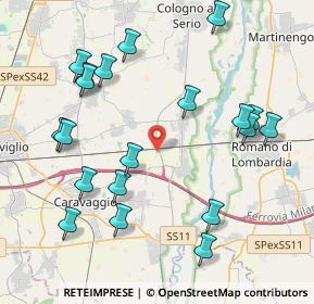 Mappa Via vascapine, 24043 Caravaggio BG, Italia (4.568)