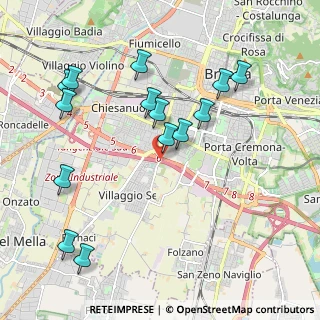 Mappa Via Flero, 25125 Brescia BS, Italia (2.17214)