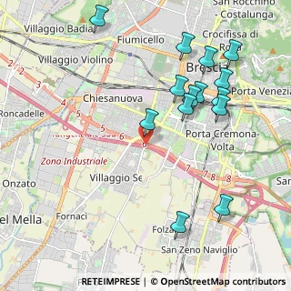 Mappa Via Flero, 25125 Brescia BS, Italia (2.25857)