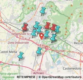 Mappa Via della Volta, 25142 Brescia BS, Italia (2.67286)
