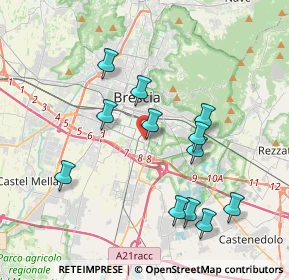 Mappa 25142 Brescia BS, Italia (3.72917)