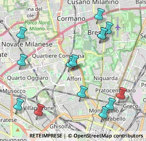 Mappa Via George Sand, 20161 Milano MI, Italia (2.38857)