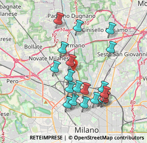 Mappa Via Privata Publio Rutilio Rufo, 20161 Milano MI, Italia (3.55368)