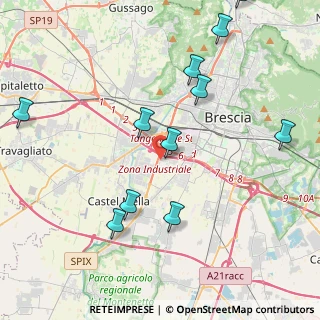 Mappa Via Guglielmo Ghislandi, 25125 Brescia BS, Italia (4.76636)
