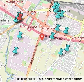 Mappa Via Guglielmo Ghislandi, 25122 Brescia BS, Italia (1.255)