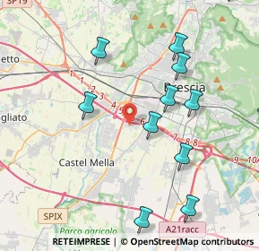 Mappa Via Gian Battista Cacciamali, 25125 Brescia BS, Italia (4.77417)